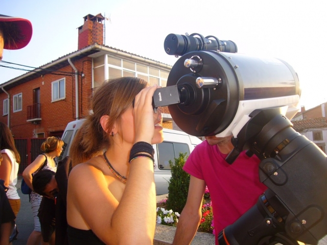 Actividades con telescopios profesionales