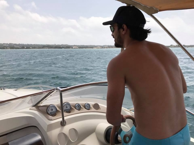 Navegando por la Playa de Illetes