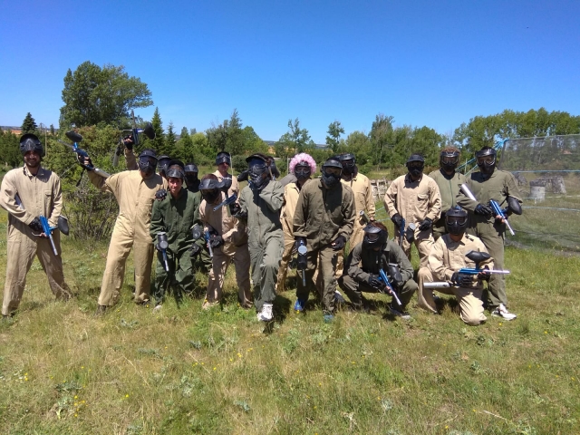  Paintball to celebrate the farewell 