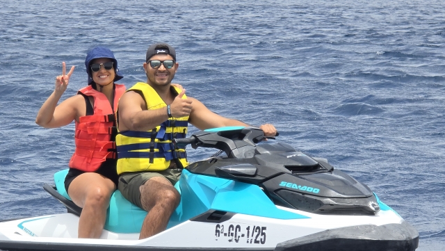 Opinión de Yilian sobre Ruta moto de agua en Lanzarote para parejas 20 min