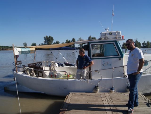 Excursion en barco por las marismas