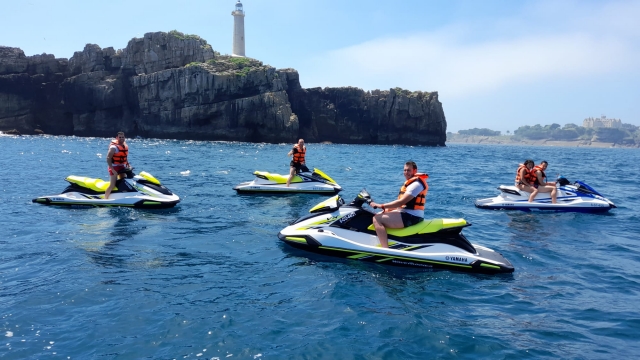  Jetski-Route entlang der Küste von Santander