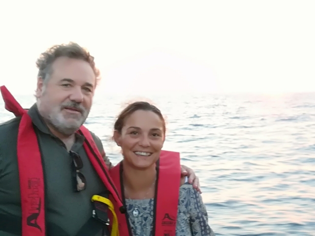 Basilio y Carmela en pescaturismo