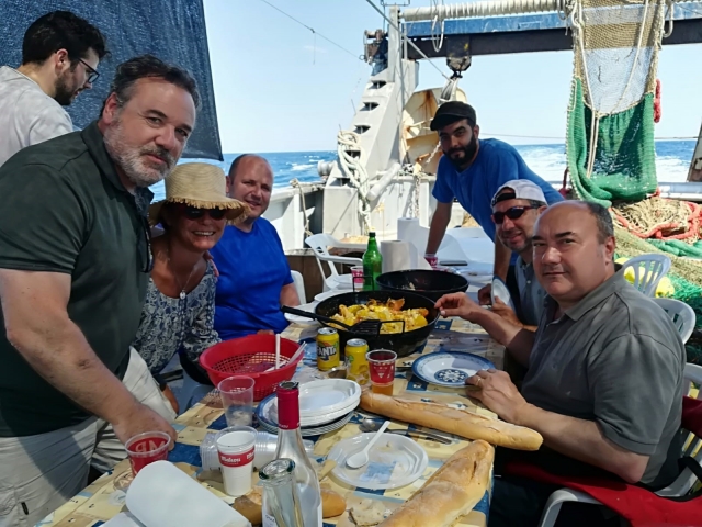 La comida con Basilio y Carmela