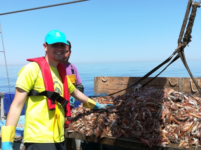 Posando con la pesca