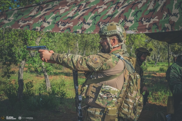 Practicando punteria