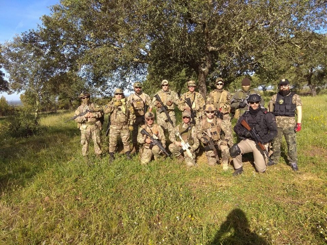 Grupo de socios para la partida