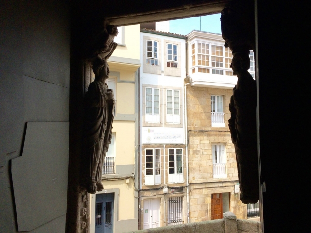 Ventana desde la Iglesia de Santiago