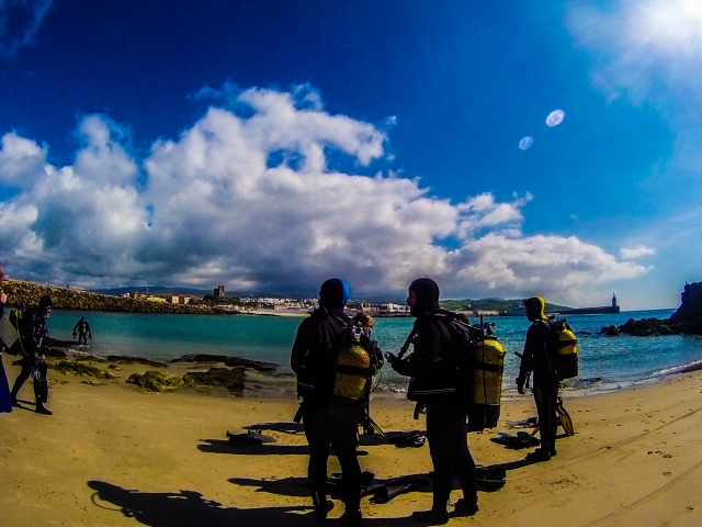 Inmersion desde playa