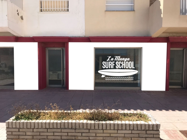 Instalaciones de la escuela de surf