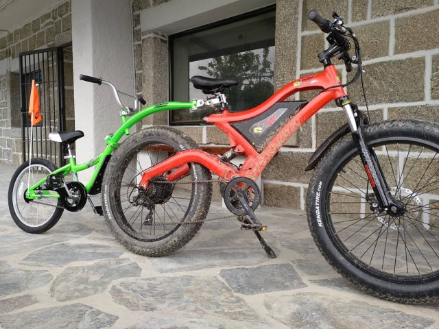 Bici electrica en tandem