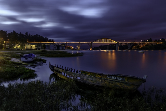 Puente Pedrido de noche
