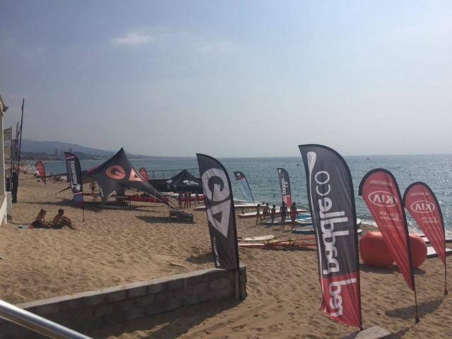 Base de sup en Badalona