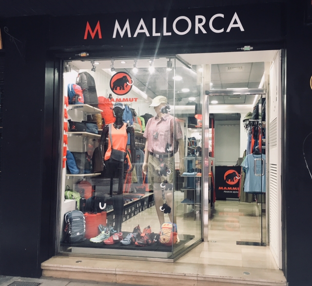  市中心的实体店马略卡岛帕尔马 