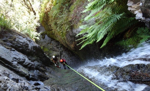 Canyoning en León