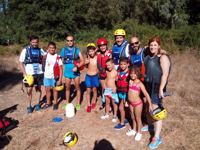 Kayak en familia con ninos 