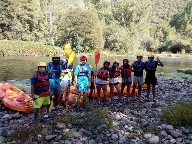 Piraguismo en aguas mansas Ponferrada