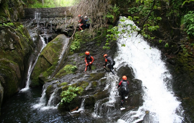 Barranquismo actividad estrella aventura
