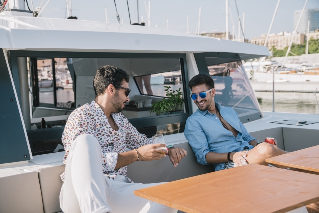  Solarium on the boat 