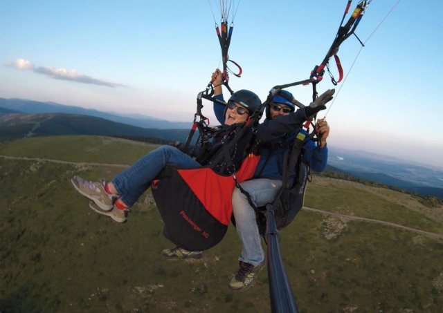 Experiencia de parapente en tandem