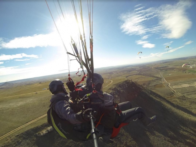 Zona de vuelos en parapente en Madrid