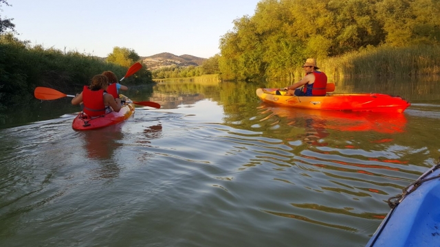 Kayak avec les enfants 