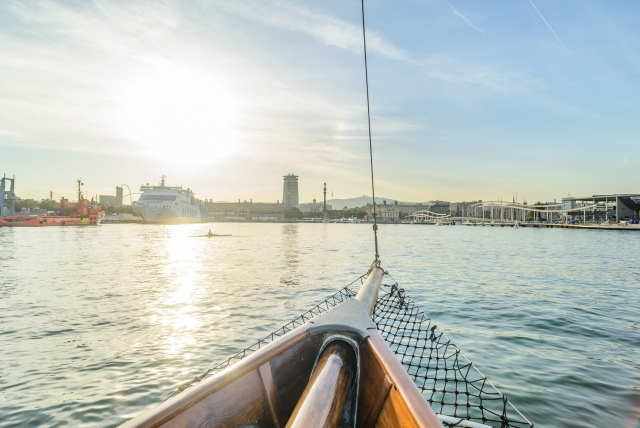  View from the bow 