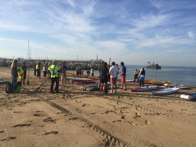 Instrucciones de sup fuera del agua