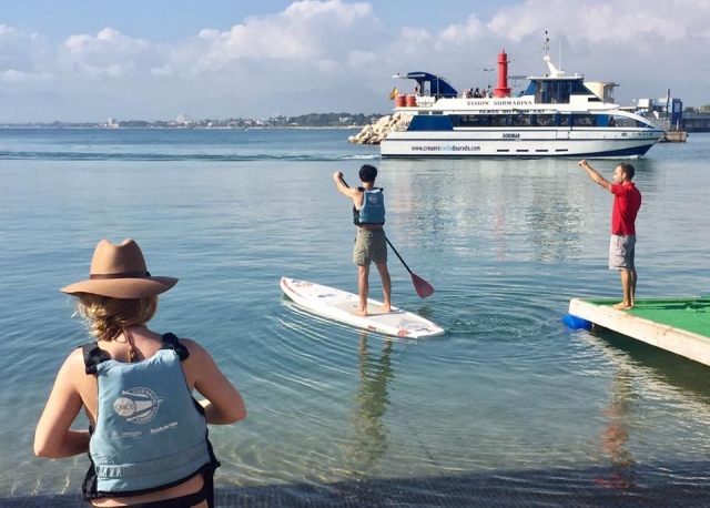 Instrucciones de sup desde el muelle