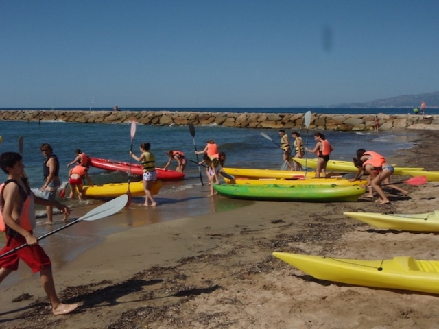 Kayaks en Tarragona
