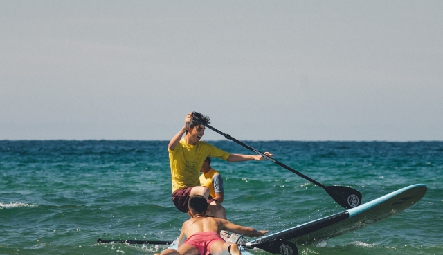  Paddelsurfen lernen in Zarautz 