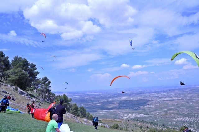  Paysage de parapente à Jaen 