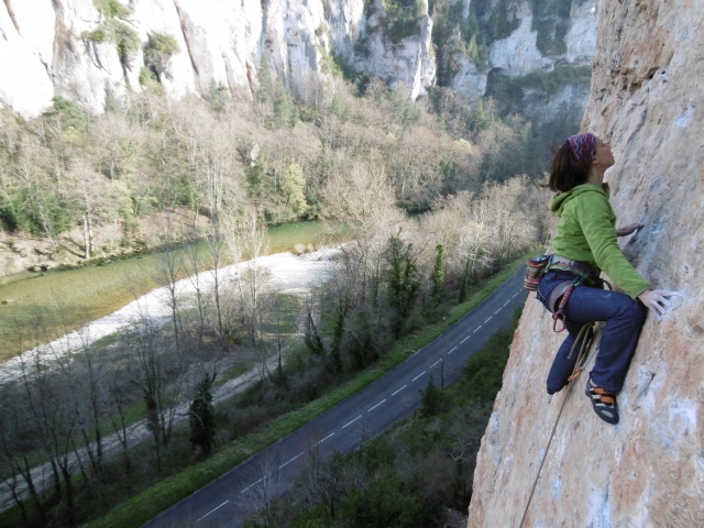  Climber on the road 