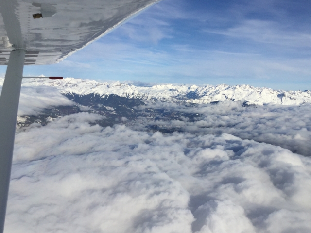 Volando por las nubes