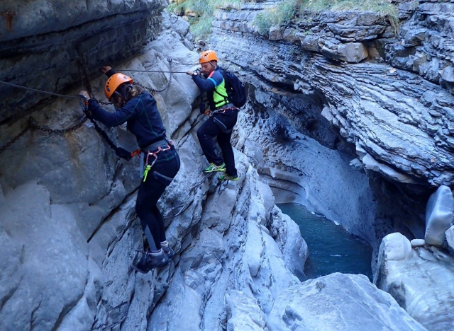 Vias ferratas en Huesca