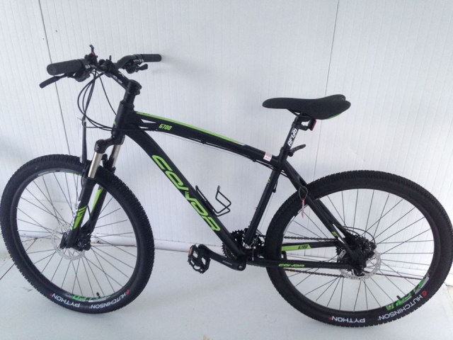 Nuestra bicicleta recien llegada