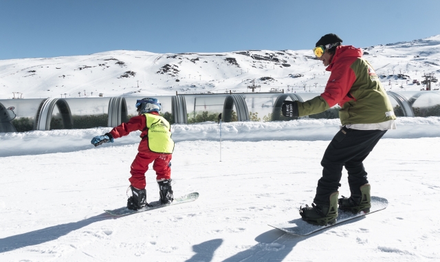  Lezione di neve in Sierra Nevada 