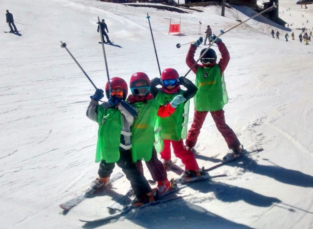  Gli allievi più piccoli della scuola di sci 