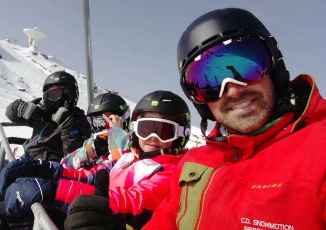  Salita con gli allievi sul la seggiovia 