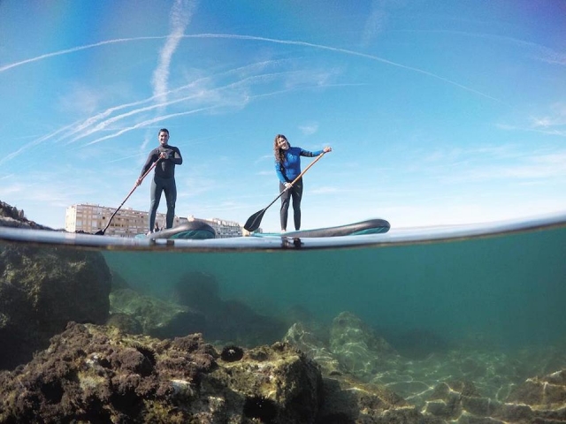 Paddle surf en la costa valenciana