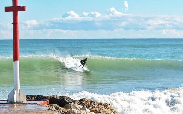 Surfeando en el Perelló