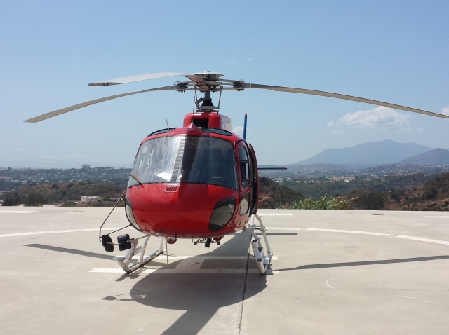 Esterno dell'elicottero 