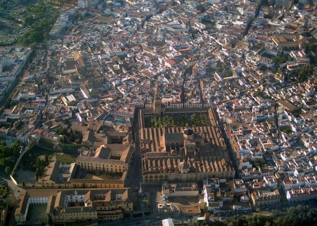 Vista aerea Mezquita de Cordoba