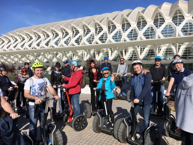  Segway group in the City of Arts 