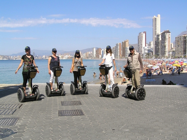  Segway on Benidorm Beach 