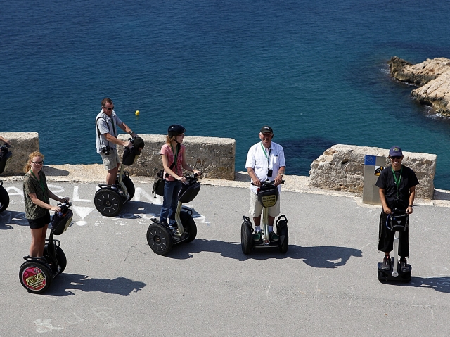  Seeing the sea on a segway