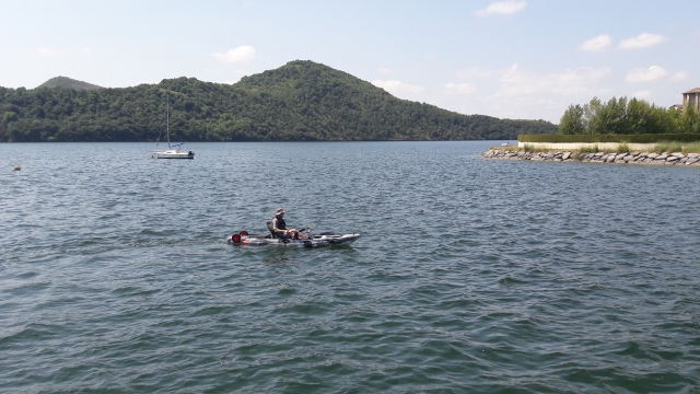  Paddling the canoe 