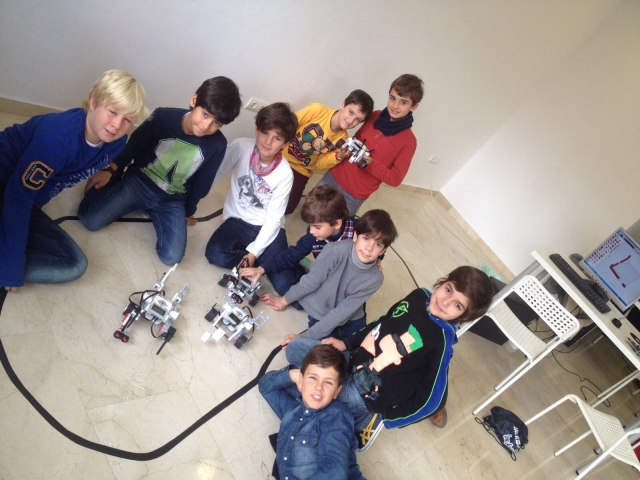  One of our robotics workshops 