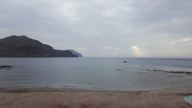Ha amanecido en la playa