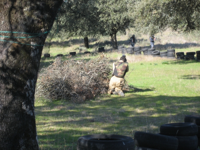  Paintball-Abschied im Freien 